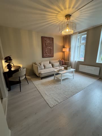 Owner's phone snapshot of the living room